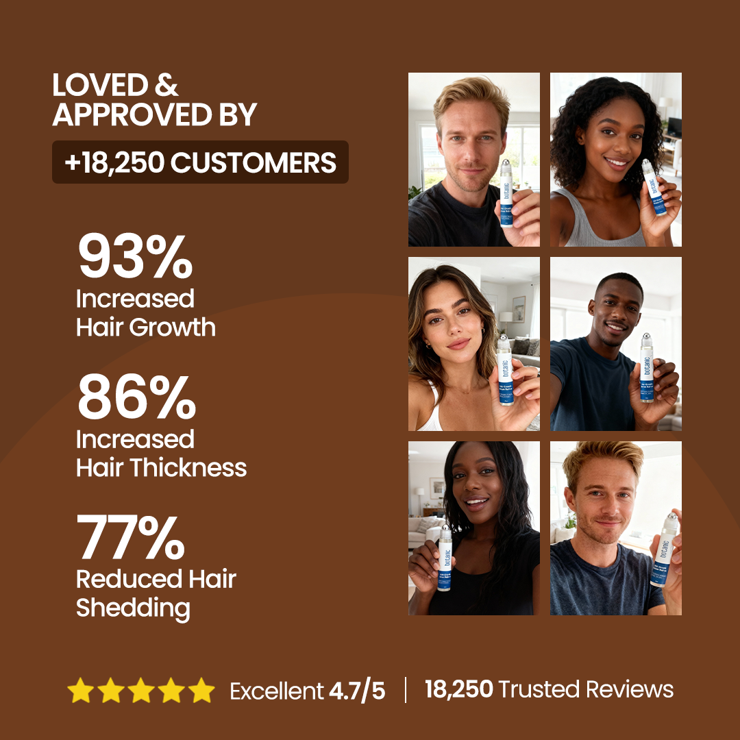 Patented Rosemary Hair Growth Roll-On Serum